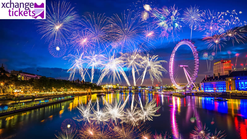 
London New Year Eve Fireworks Tickets | London Fireworks Tickets 2025 