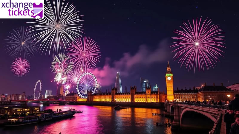 
London New Year Eve Fireworks Tickets | London Fireworks Tickets 2025
