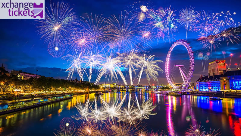 London New Year Eve Fireworks 2025
