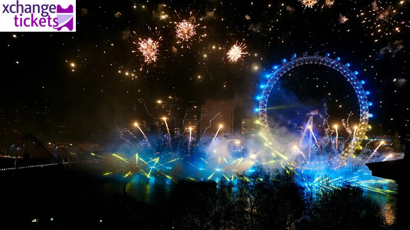 
London New Year Eve Fireworks Tickets | London Fireworks Tickets 2025 | London New Year Eve Fireworks 2025 Tickets