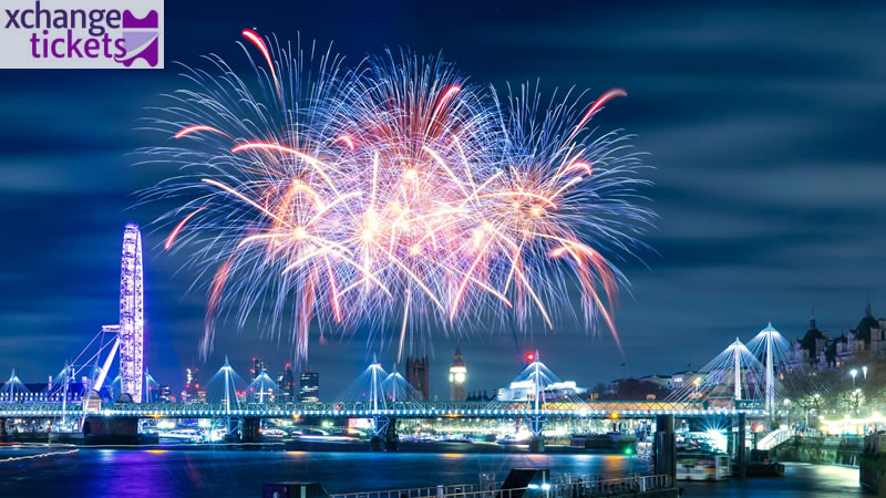 
London New Year Eve Fireworks Tickets | London Fireworks Tickets 2025 