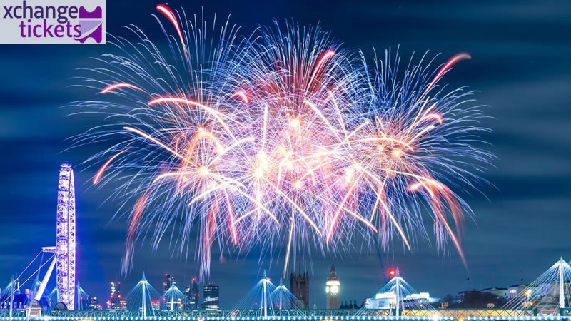 London Fireworks Tickets 2025 | London New Year Eve Fireworks 2025 Tickets