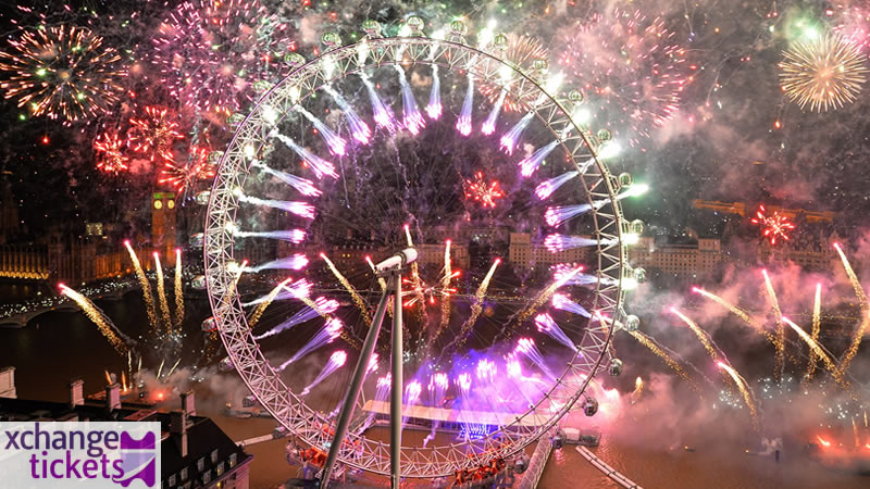 London New Year Eve Fireworks 2025 Tickets