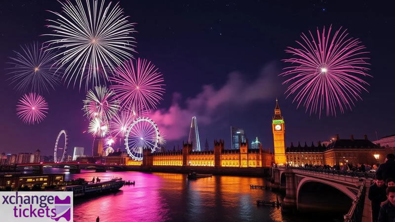 London New Year Eve Fireworks Tickets | London Fireworks Tickets 2025 | London New Year Eve Fireworks 2025 Tickets
