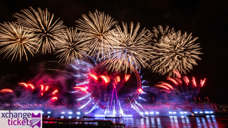 
London New Year Eve Fireworks Tickets 
