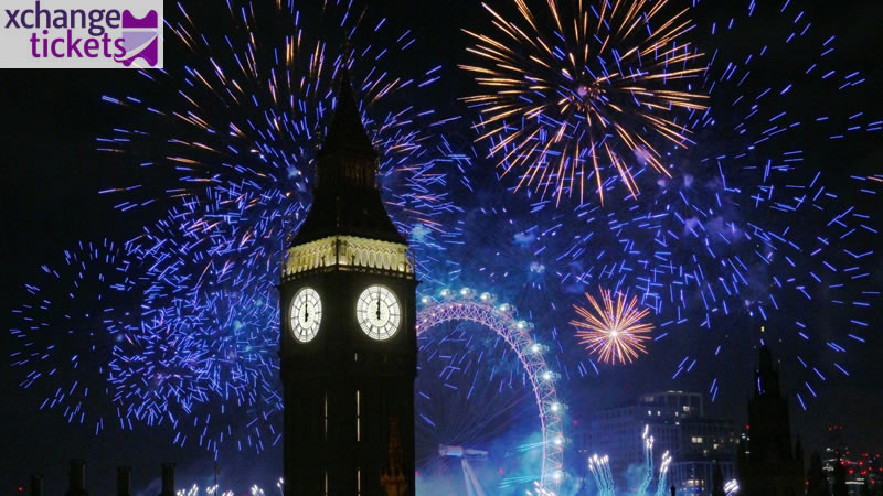 London New Year Eve Fireworks 2025 Highlights