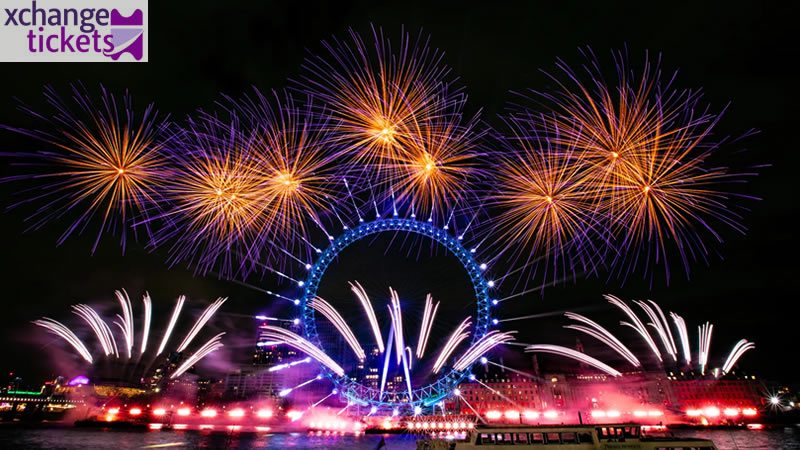 New Year Eve Fireworks 2025 from Elevated Spots