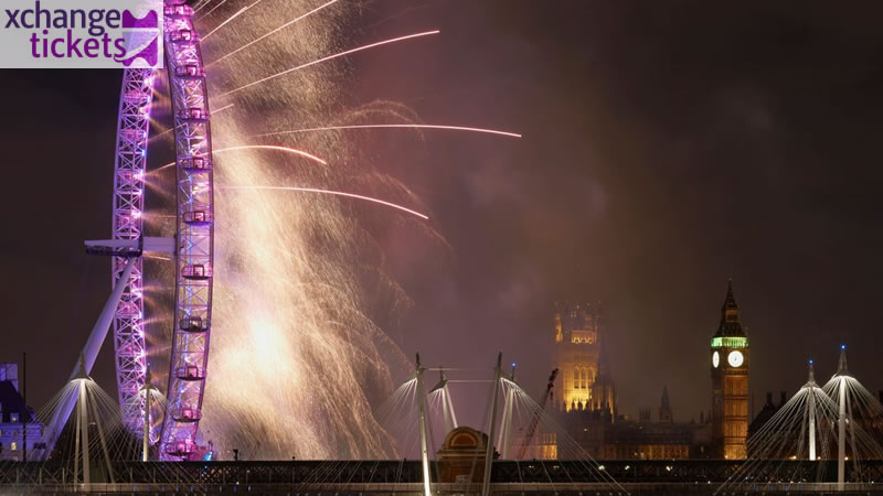 London New Year Eve Fireworks 2026 Tickets