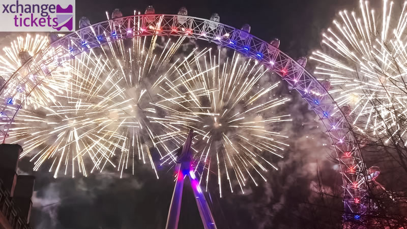 London New Year Eve Fireworks 2025 Tickets
