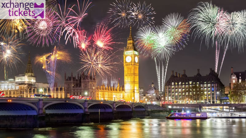 London New Year Eve Fireworks 2025 Tickets