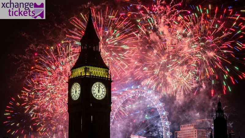 London New Year Eve Fireworks 2025 Tickets