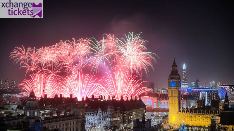 London New Year Eve Fireworks 2025 Tickets