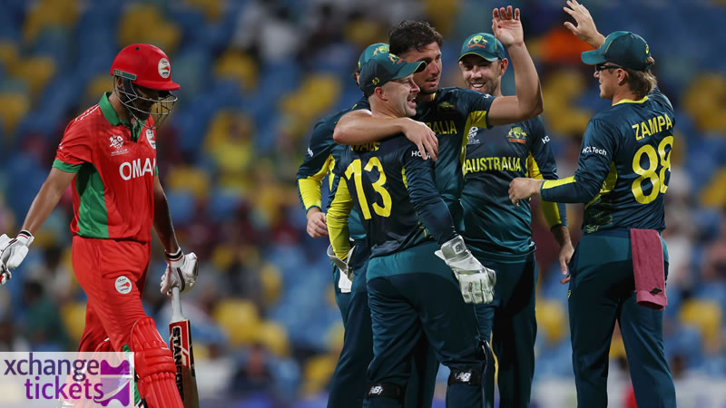 T20 World Cup 2026 Tickets | Australia Vs Oman Tickets
