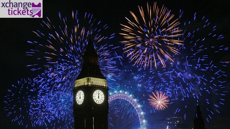 London Fireworks Tickets 2026 | Sell London New Year Eve Fireworks Tickets